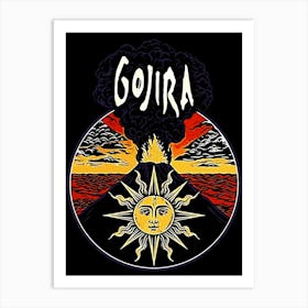 Gojira band music Art Print