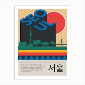The Seoul Art Print
