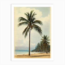 Karon Beach Phuket Thailand Vintage Art Print