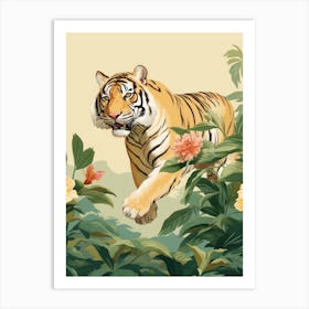 Tiger In The Jungle 42 Art Print