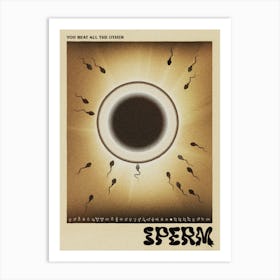 Sperm Art Print