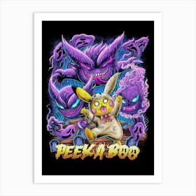 Pokemon Pikachu Anime Poster 1 Art Print