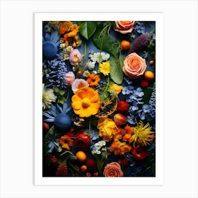 Kitchen Flowers 4 Art Print