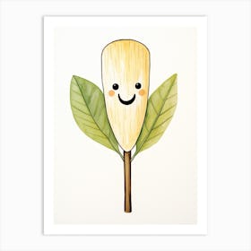 Friendly Kids Parsnip Art Print