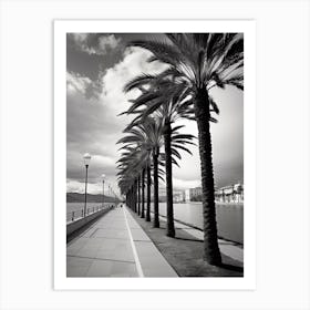 Palma De Mallorca, Spain, Black And White Photography 3 Art Print