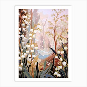 Lily Of The Valley 2 Flower Painting Art Print