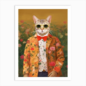 Gucci Fashionista Cats 2 Art Print