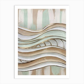 Wave Plate Art Print