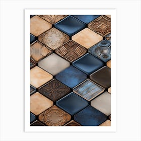 Mosaic Tile Art Print