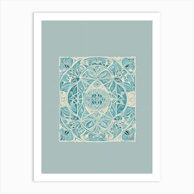 Blue Design Art Print