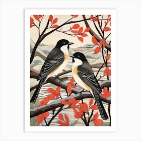 Art Nouveau Birds Poster Common Tern 4 Art Print