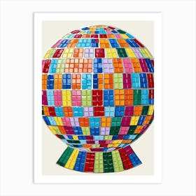 Mosaic Ball 6 Art Print