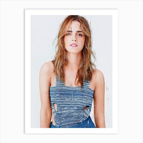 Emma Watson Photoshoot Art Print