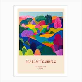 Colourful Gardens Rhs Garden Wisley United Kingdom 2 Red Poster Art Print