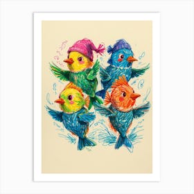 Birds Of A Feather Art Print