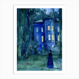 Blue House 9 Art Print