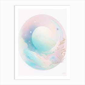 Aquarius Gouache Space Art Print