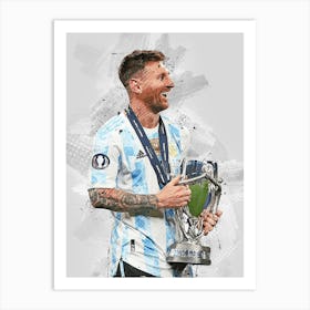 Lionel Messi Argentina 14 Art Print