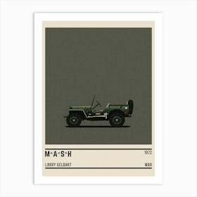 Mash Car Tv Series Art Print