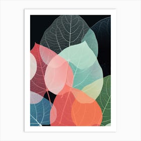 Abstract Leaves Art Print