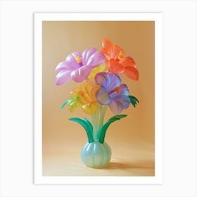 Dreamy Inflatable Flowers Lilac 5 Art Print