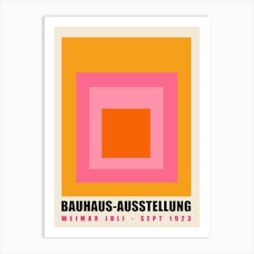 Bauhaus Colour Block Art Print