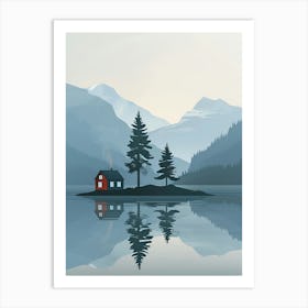 House On The Island Art Print