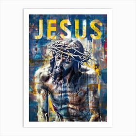 Crowned with Thorns | Jesus Poster Art Print