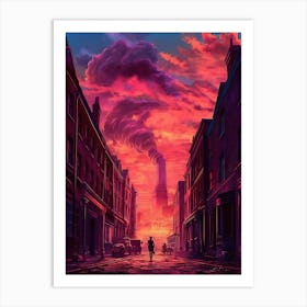 Sunset In The City 4 Art Print