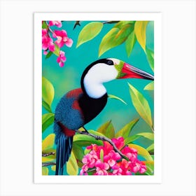 Bird Canvasback Tropical bird Art Print