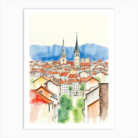 European Escape Art Print