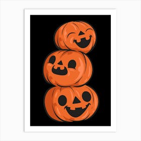 Pumpkins Art Print