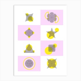Dots for Shapes 4 Art Print
