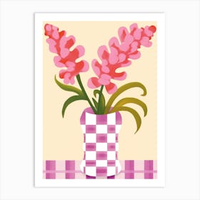 Snapdragon Flower Vase 2 Art Print