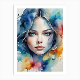 Portrait Of A Woman 11 Art Print