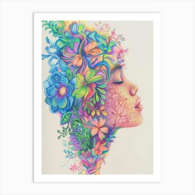 Flower Head 9 Art Print