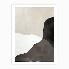 Mellow Horizons Minimalist Style Art Print