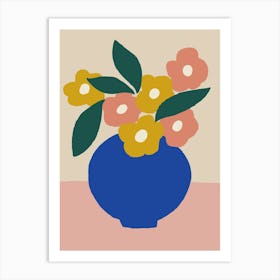 Flowers In A Vase 2 Art Print