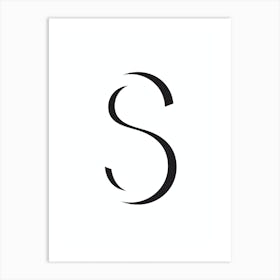 S by emerybloom Art Print