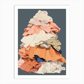 Pile Of Clothes 2 Art Print