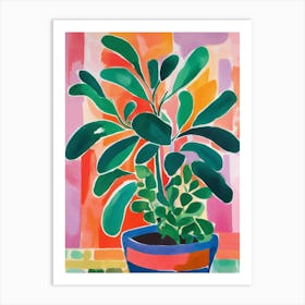 Colorful Succulent in Pot Poster