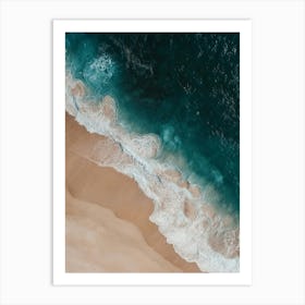 Aerial View Of A Beach 77 Art Print