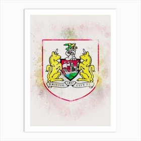 Bristol City 2 Art Print