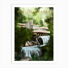 Fallingwater, Frank Lloyd Wright Art Print