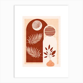 Minimalist abstract artwork Art Print