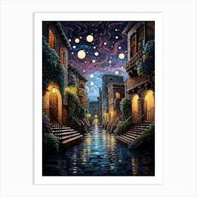 Canal Dreams: Venice's Timeless Waterfront Art Print