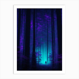 Dark Forest 1 Art Print