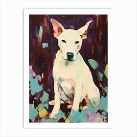 A Bulldog Dog Painting, Impressionist 4 Art Print