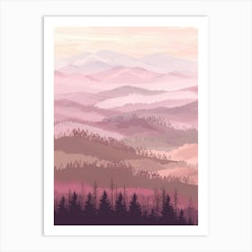 Smoky Mountains 6 Art Print