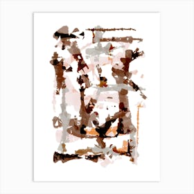 Abstract Retro Game Art Print